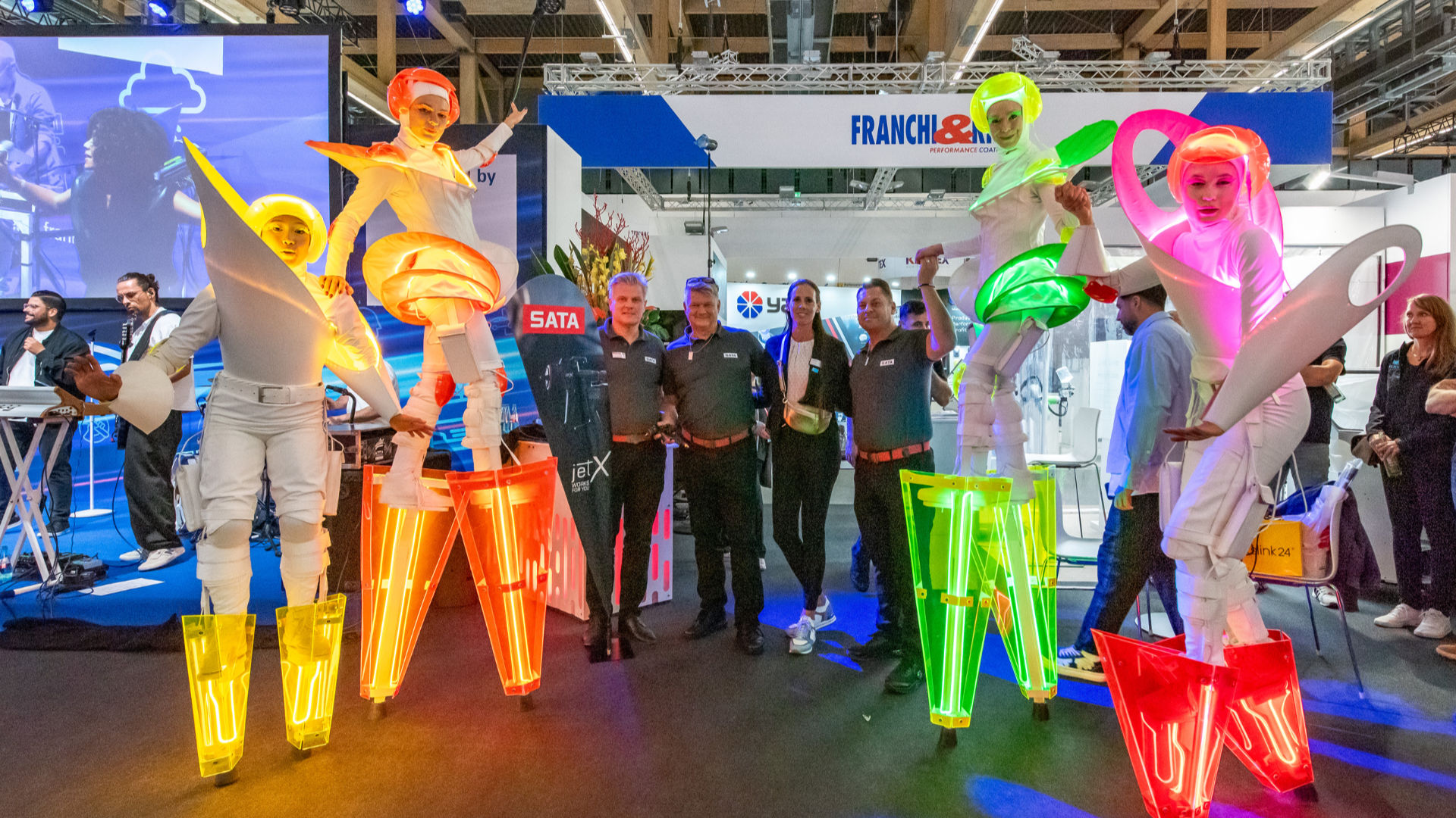 Party in Hall 11 during Automechanika