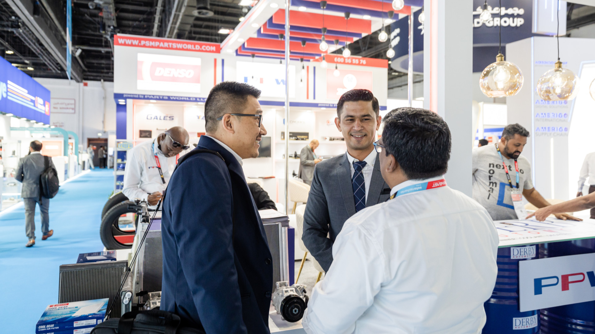 Persons at Automechanika in Dubai